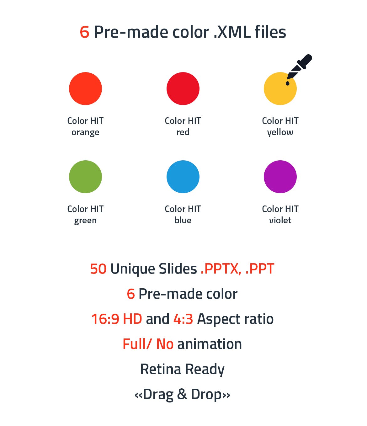 6种色彩专业多用途商务ppt模版幻灯片(图1)