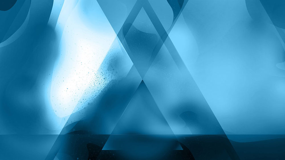 三角形幾何ppt藍色背景封面圖片素材