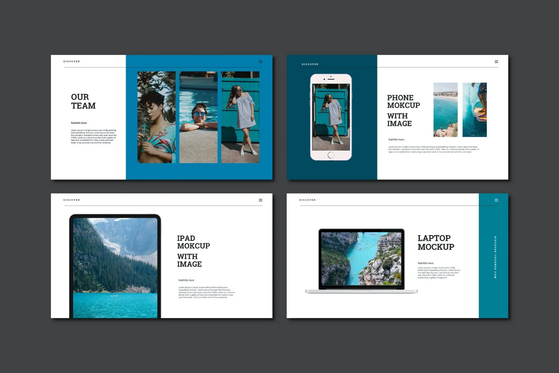 创业设计海岛旅行摄影集PPT素材(图4)