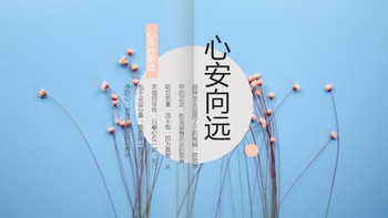 素雅品牌推广商业PPT幻灯片模板免费下载
