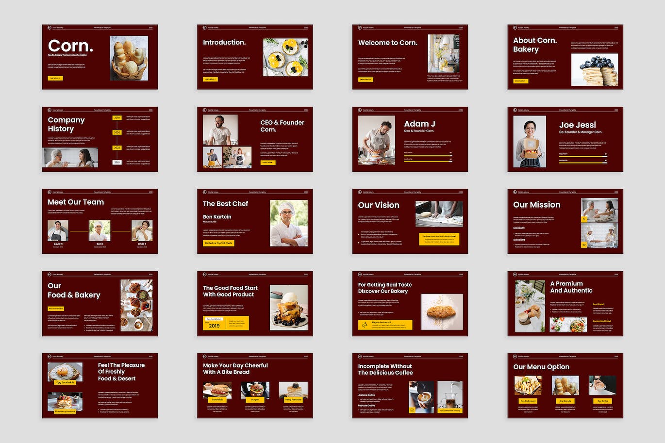 创意美食食品营销策略教程PPT模板免费下载(图2)