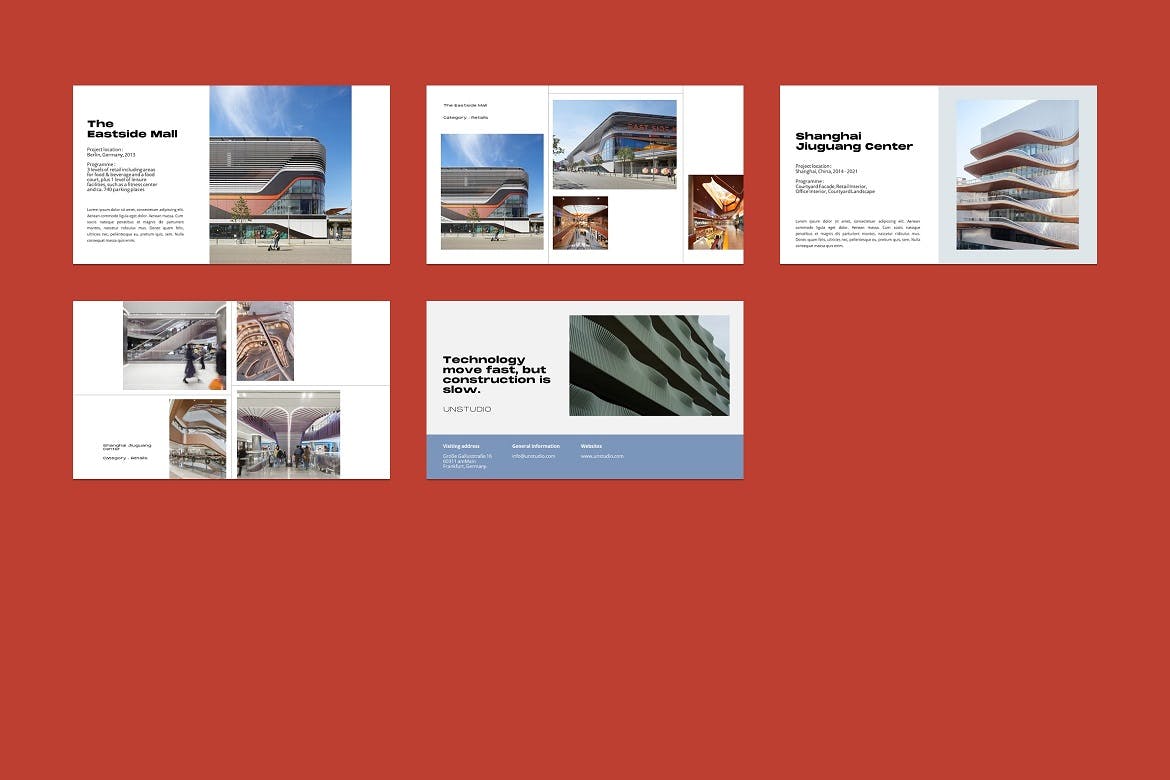 建筑学建筑设计商业PPT模板免费下载(图4)