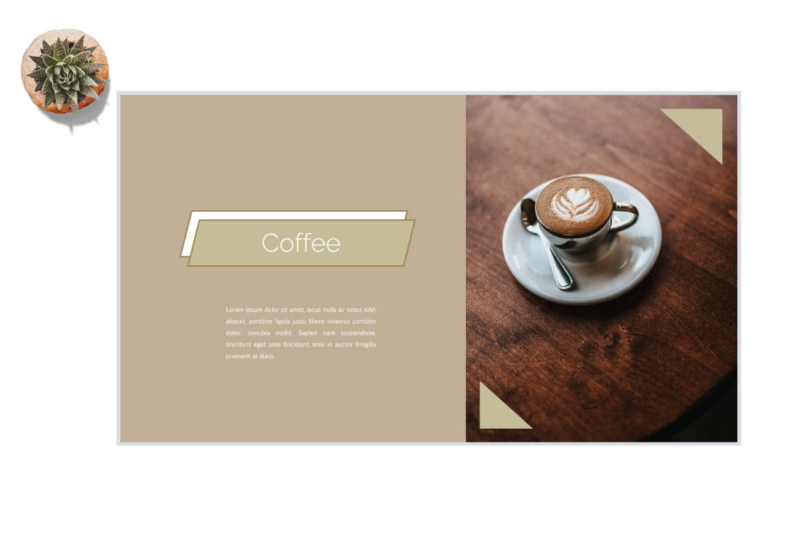 咖啡店创意介绍推广商业PPT模板免费下载(图11)