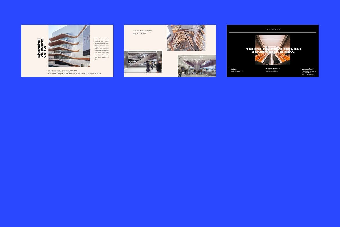 建筑体系结构商业PPT幻灯片模板免费下载(图1)