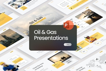 石油和天然气能源演示文稿PPT模板免费下载