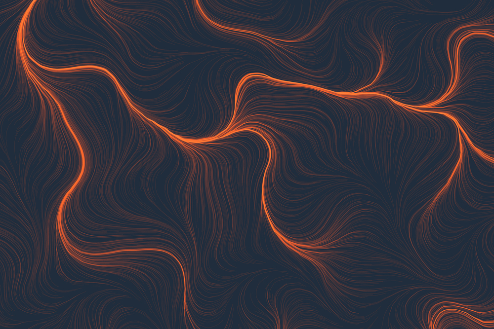 透明PNG抽象闪电粒子场背科技线条景图素材(图3)