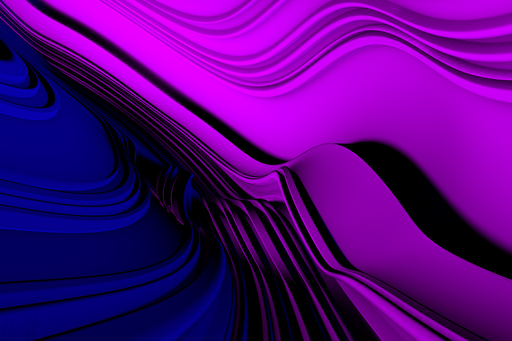 20张抽象科技感波浪状流动线条蓝色背景图素材(图12)