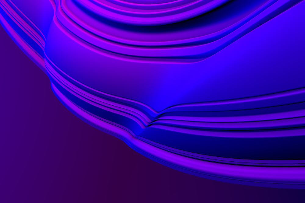 20张抽象科技感波浪状流动线条蓝色背景图素材(图18)